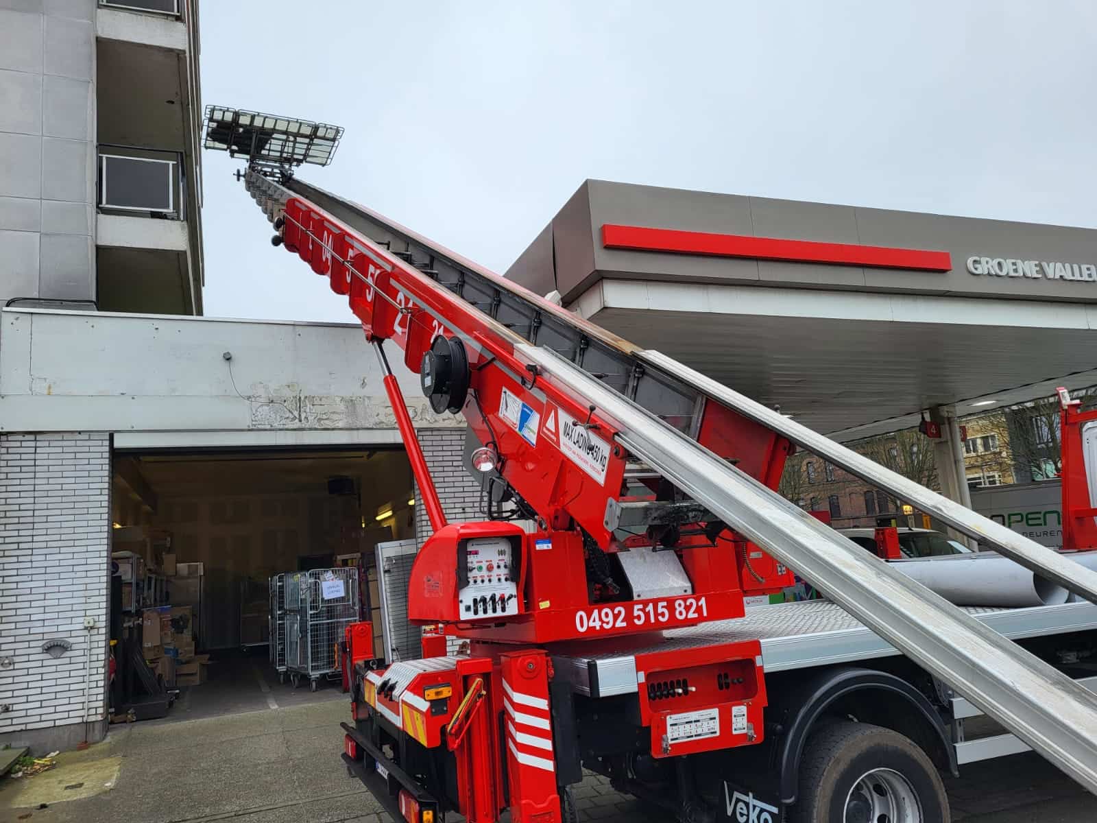 ladderlift huren in gent